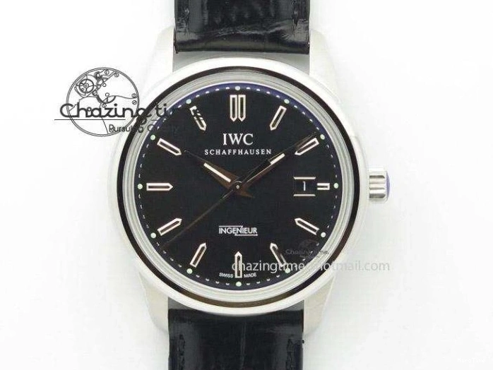 MIROTIME 0216 Pilot Chrono SS IW387808 CF3 ZF 1:1 Best Edition On Brown Leather Strap A Soft 7328